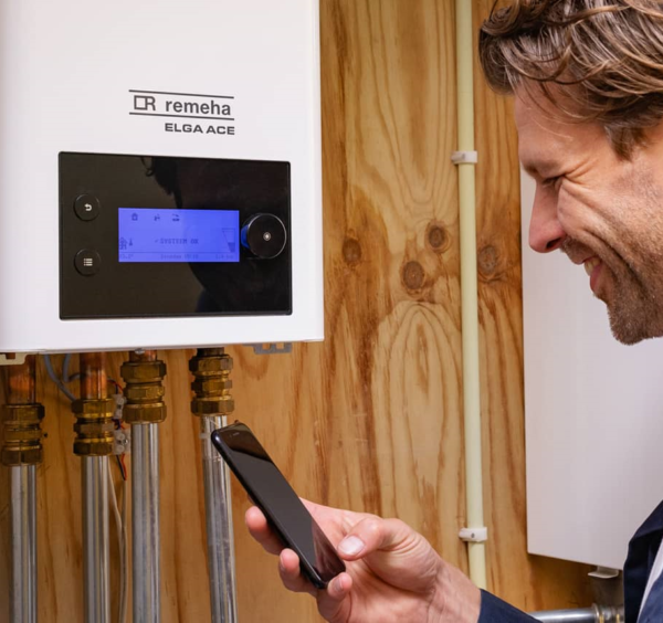 Remeha Elga Ace 4KW inclusief installatie en E-Twist thermostaat