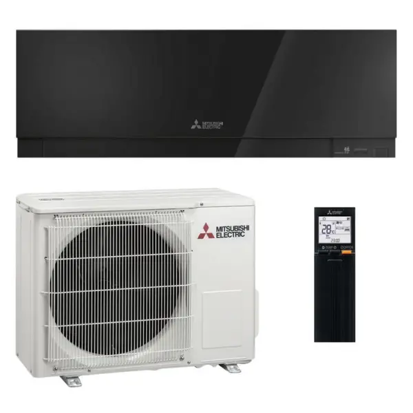 Mitsubishi Electric WSH-EFM35 Wand-unit 3,5 kW Zwart/Grijs/Wit inclusief installatie